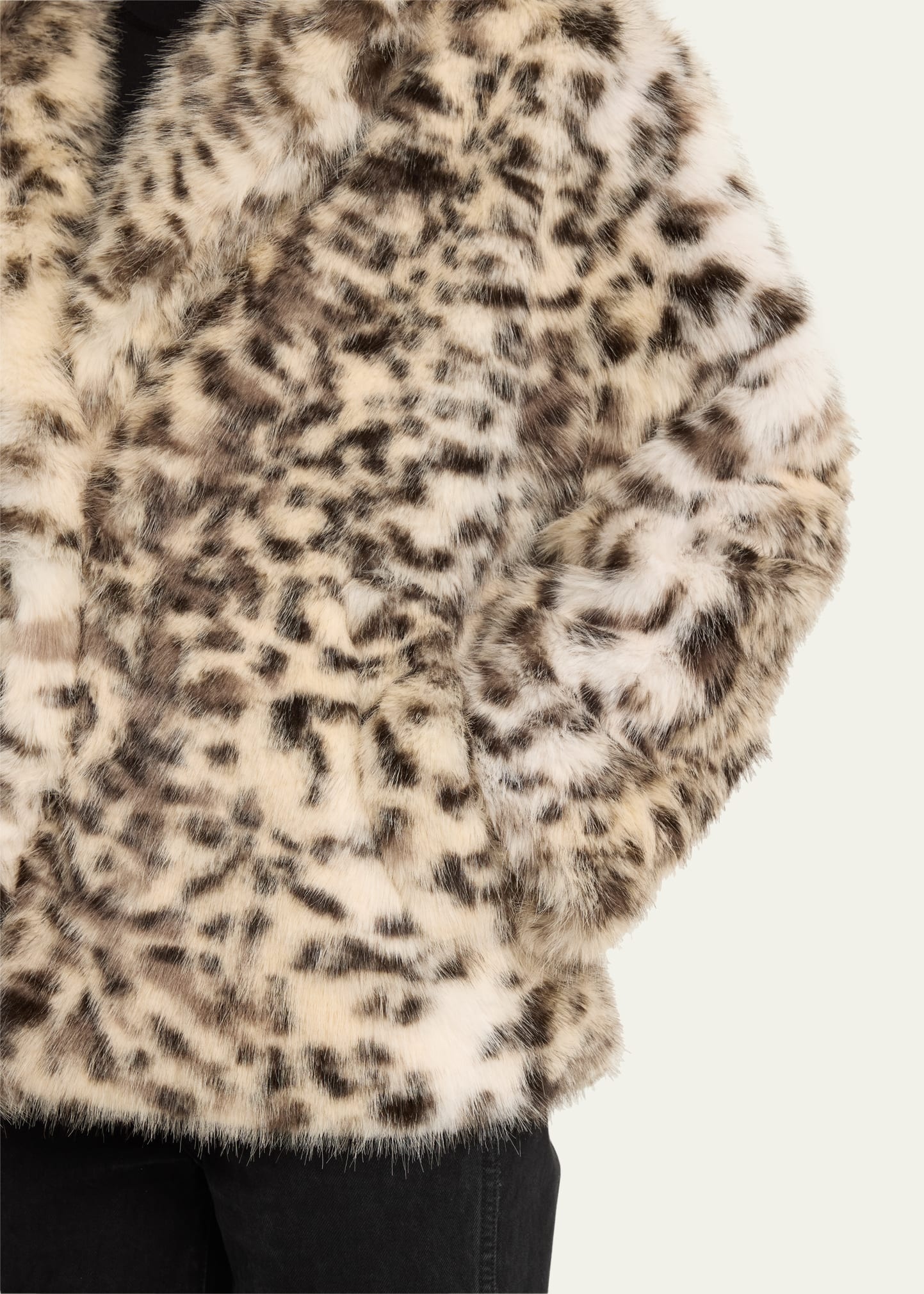 Leopard Faux-Fur Coat - 5