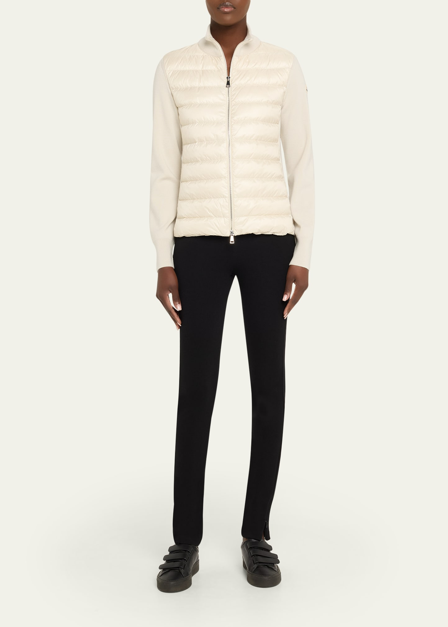 Combo Down Short Cardigan - 2