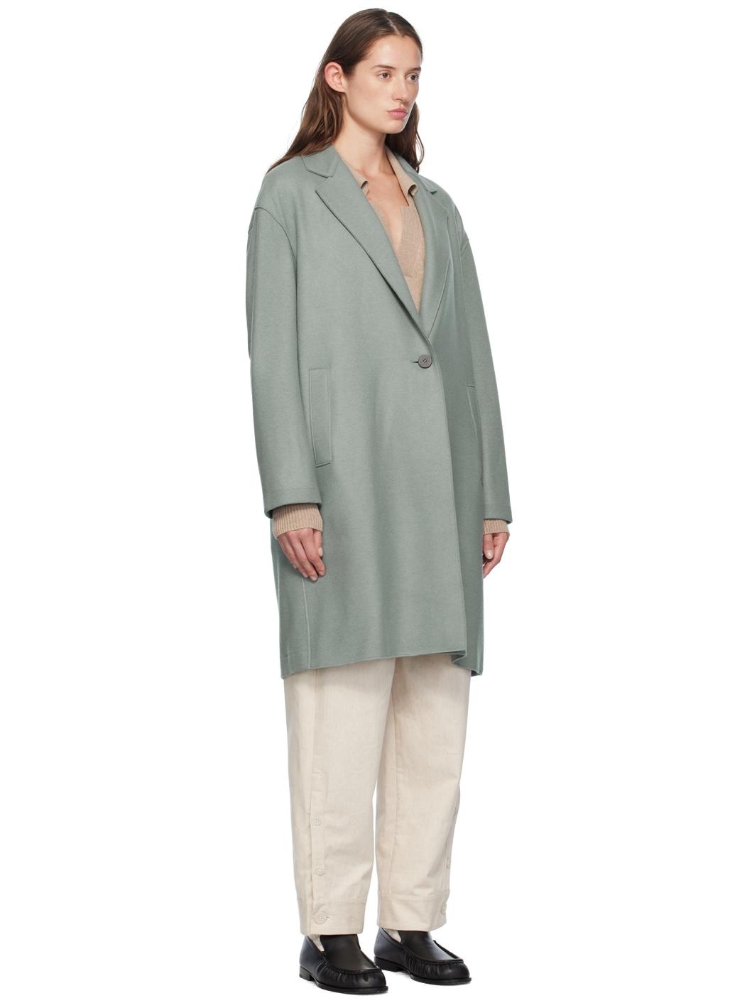 Blue Oversized Coat - 2