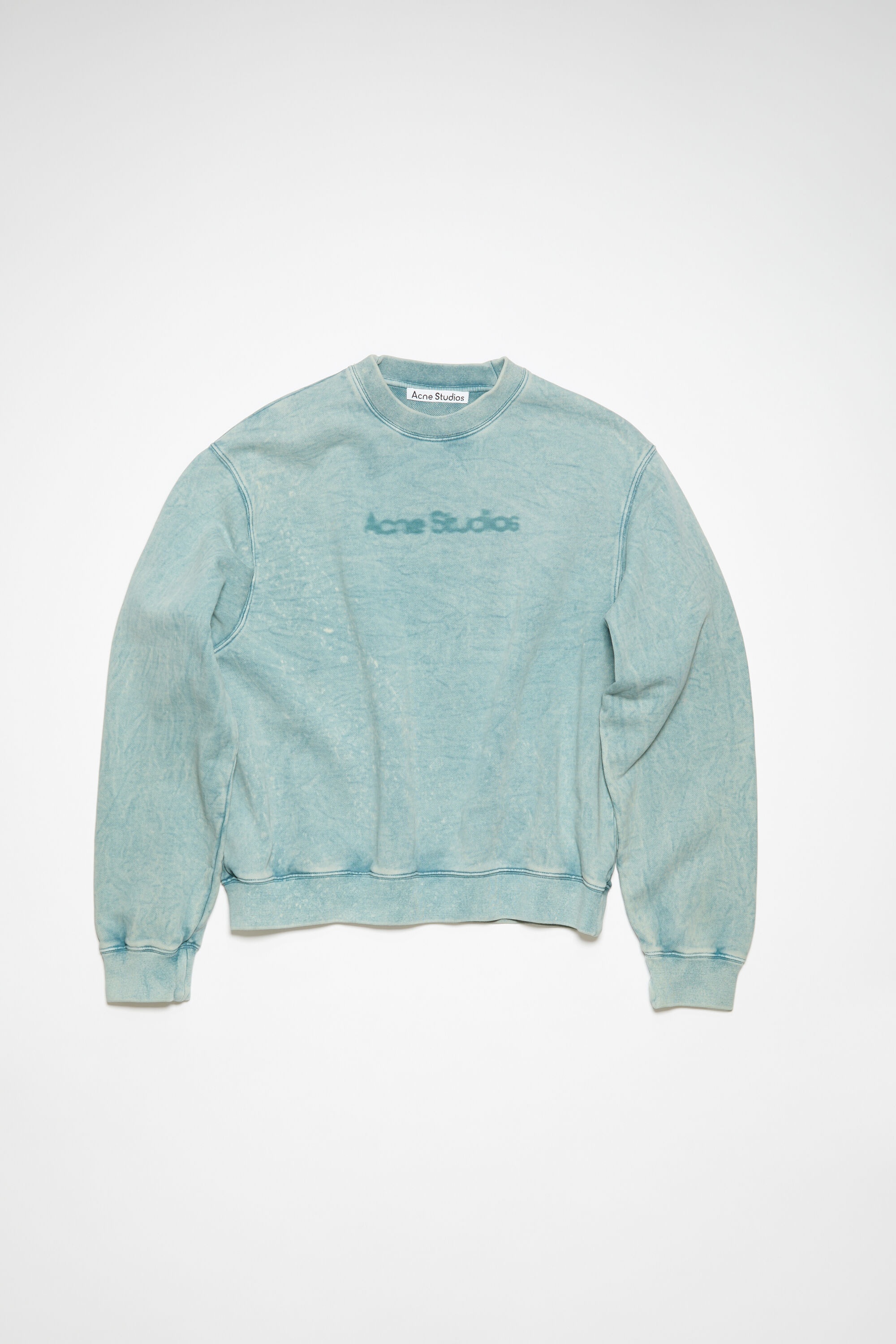 Blurred logo sweater - Powder blue - 1