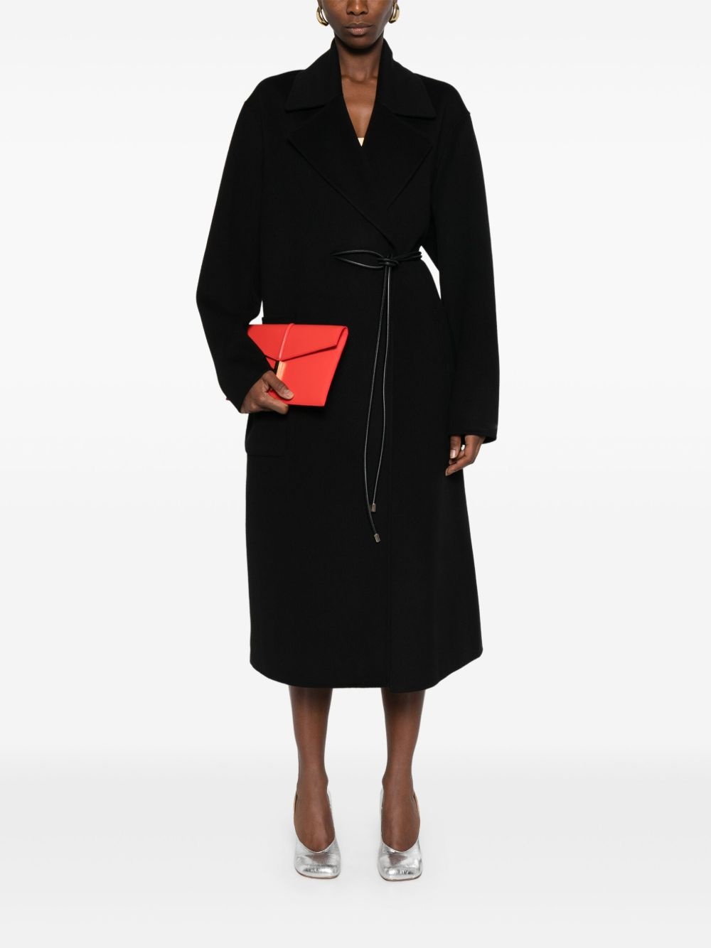 belted coat - 2