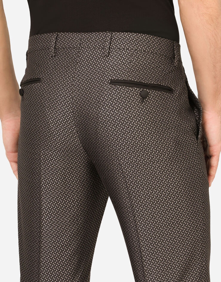 Tailored jacquard pants - 5