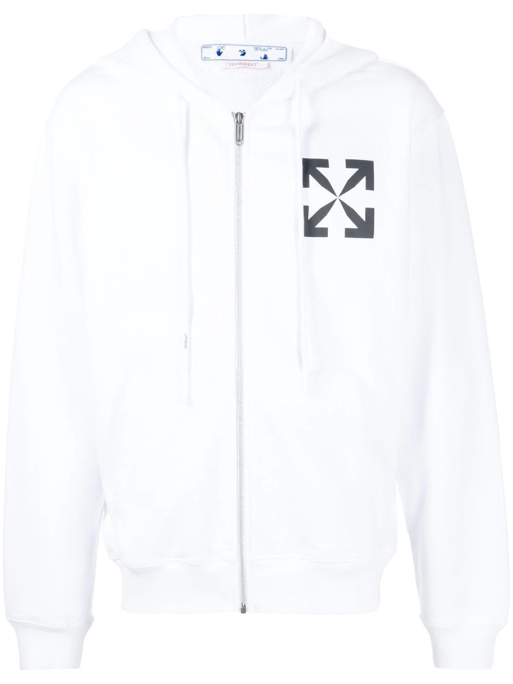 Arrows-print hoodie - 1