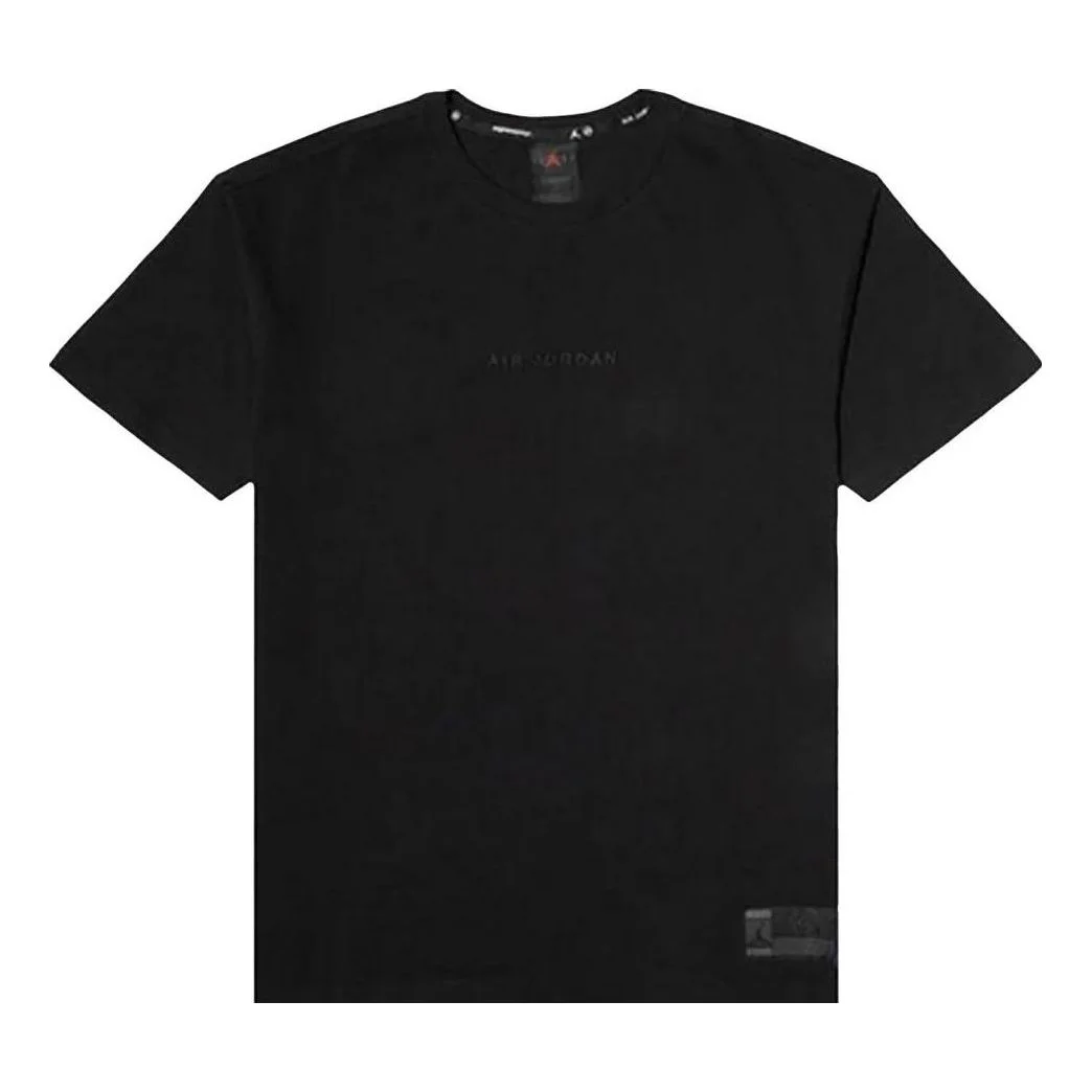 Air Jordan x Fragment Lifestyle Tee 'Black Reflective Silver' DA2083-010 - 1