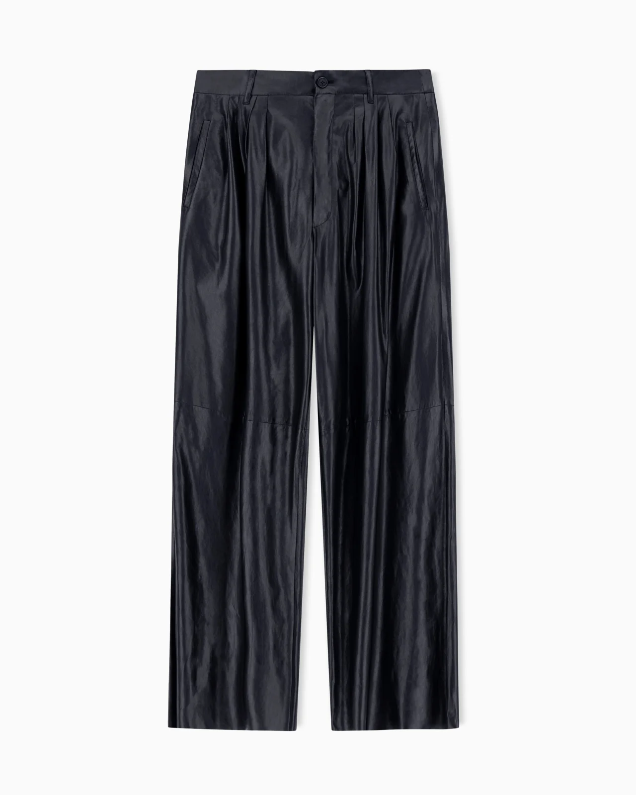 NAPPA LAMBSKIN PLEATED TROUSERS - 1