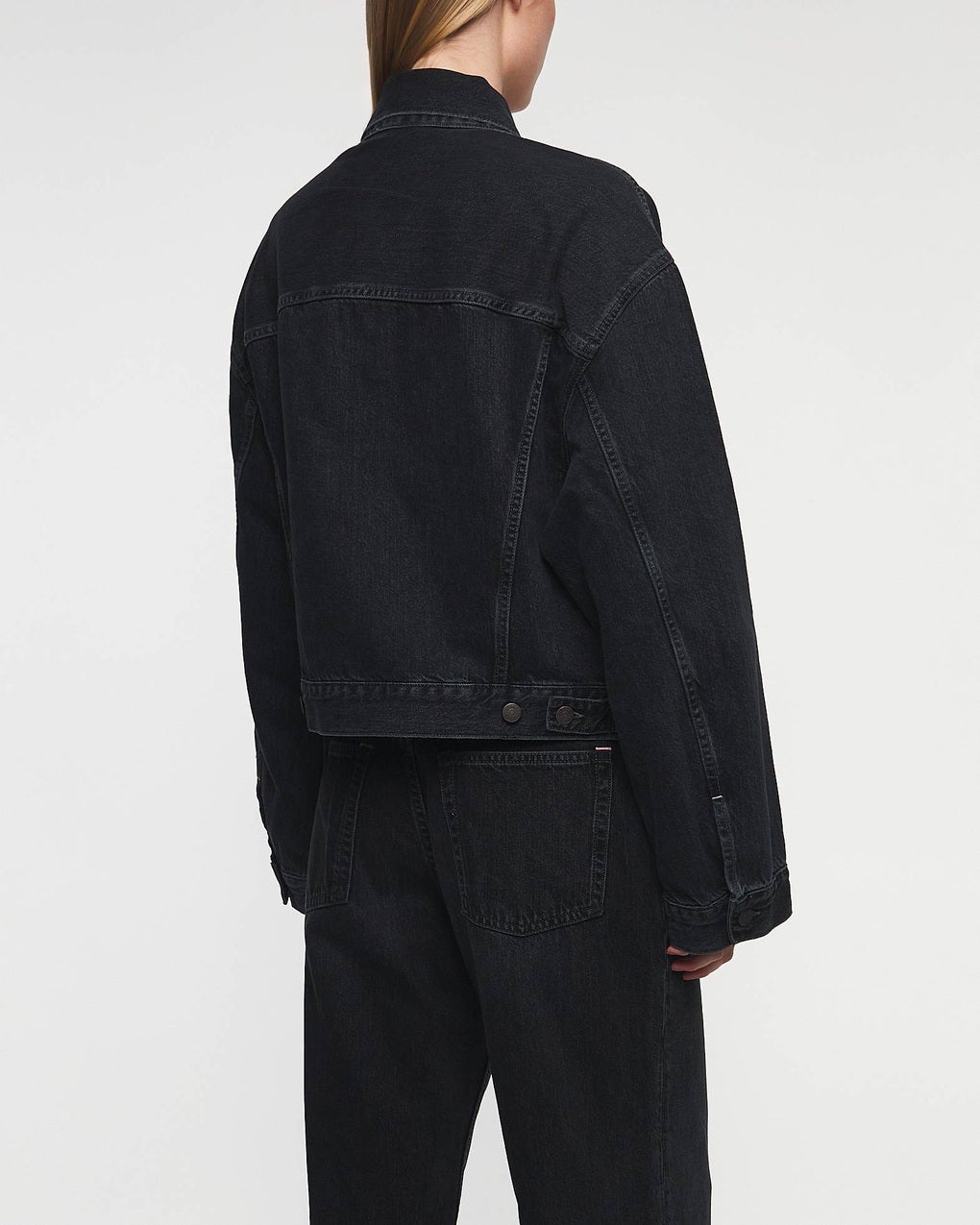 Jacket Relaxed Fit Denim  Black - 4