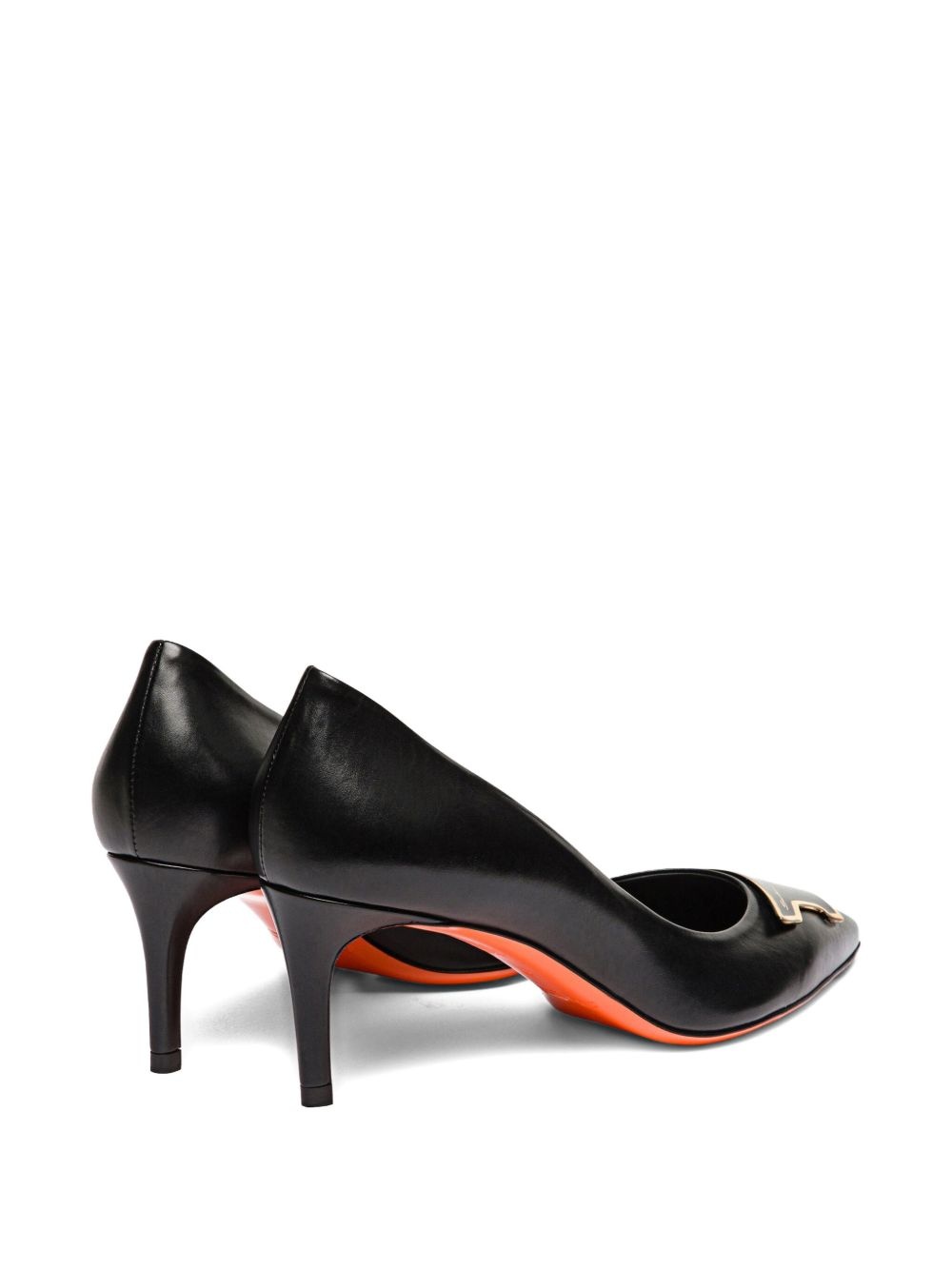 90mm Sibille leather pumps - 3
