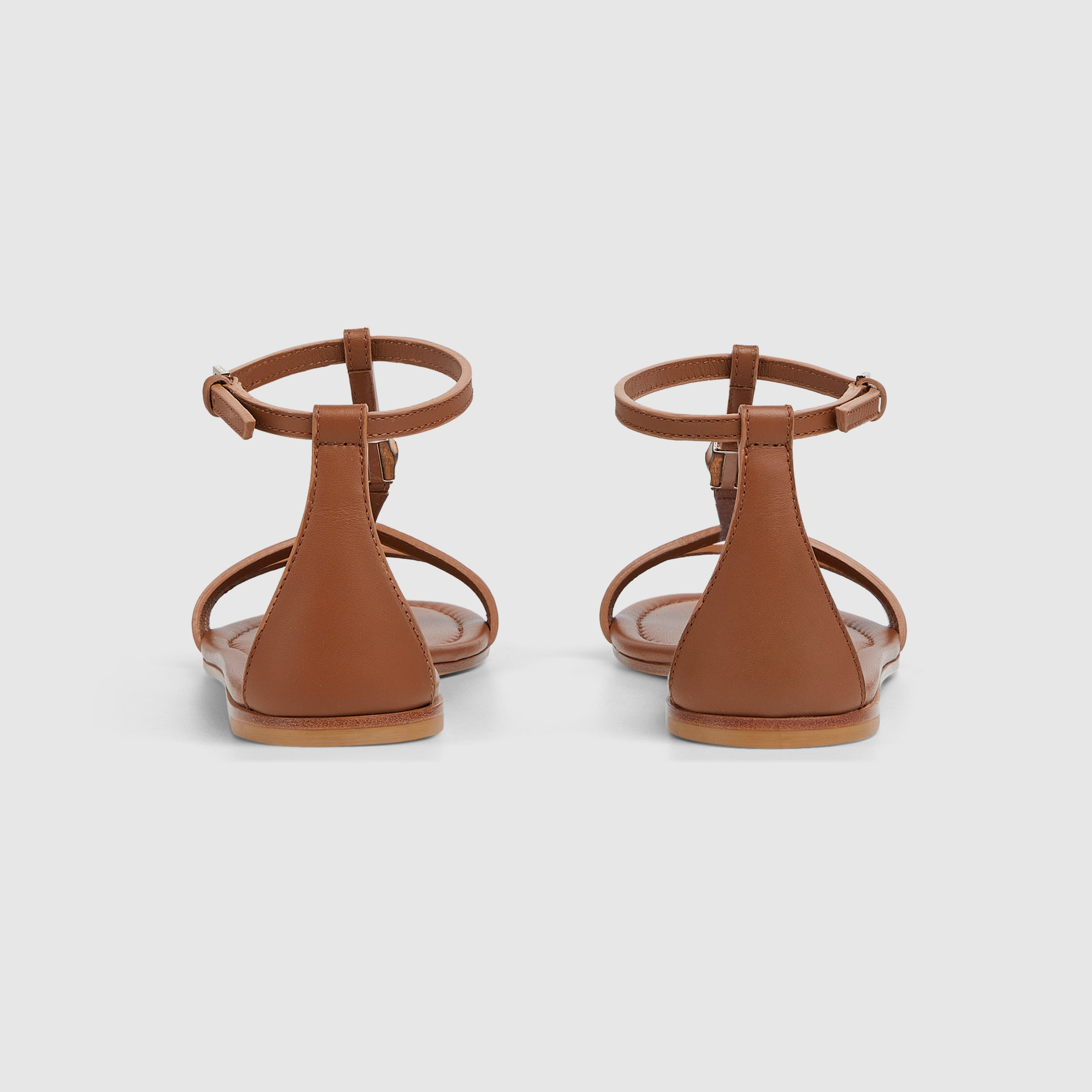 Women's sandal with bamboo detail - 5