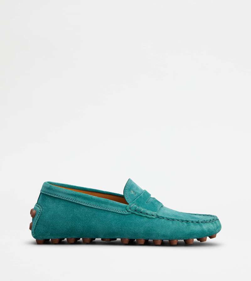 TOD'S GOMMINO BUBBLE IN LEATHER - GREEN - 1