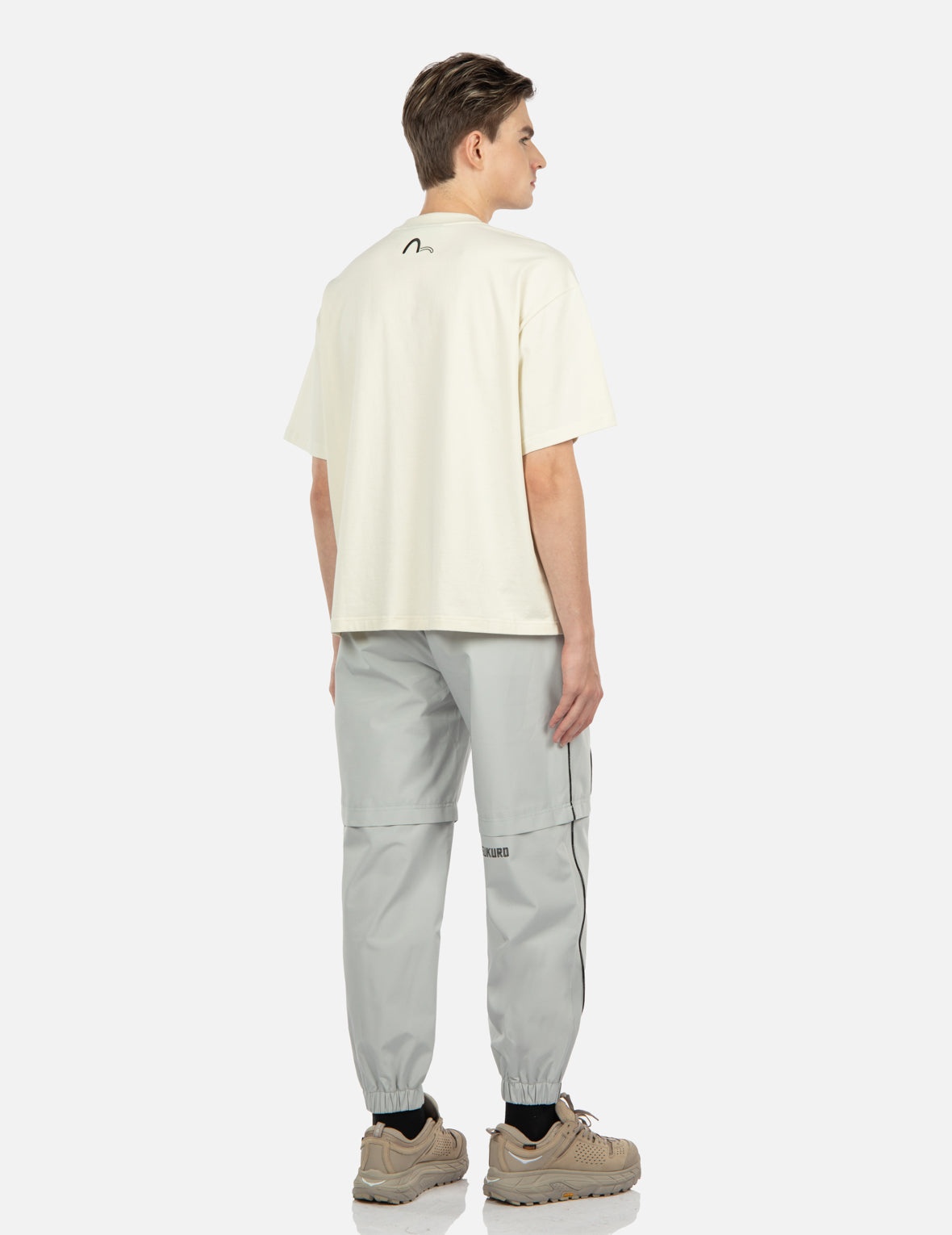 Moving Seagull Print Sweatpants - 3
