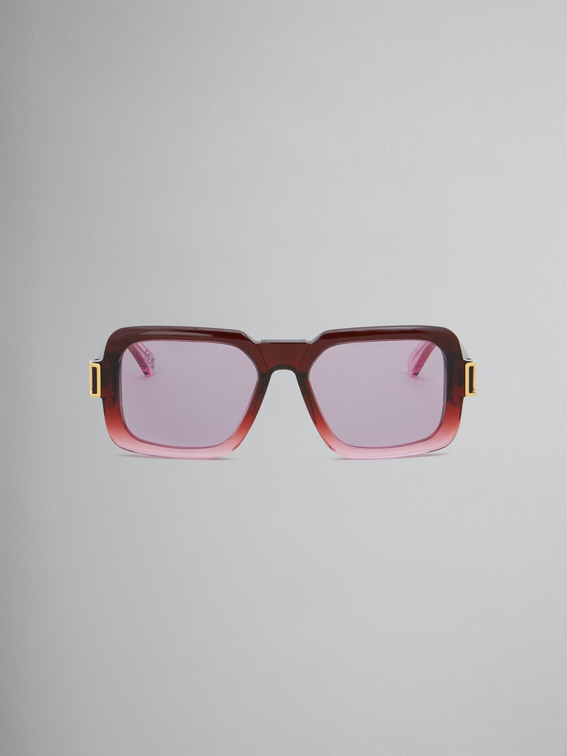 BURGUNDY ZAMALEK SUNGLASSES 1
