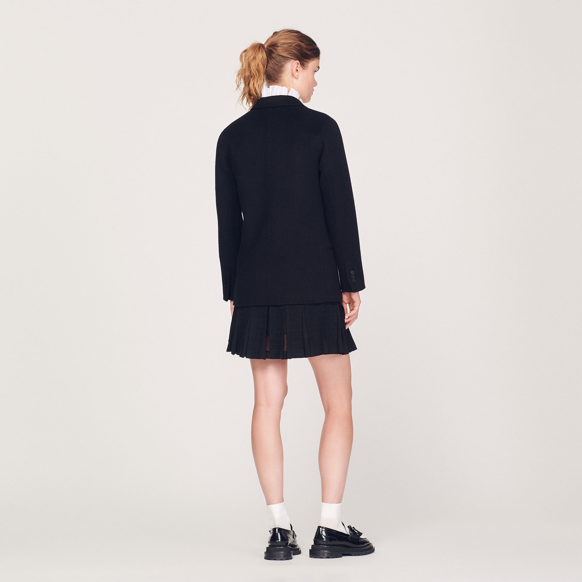 Wool blazer with a patch - 6