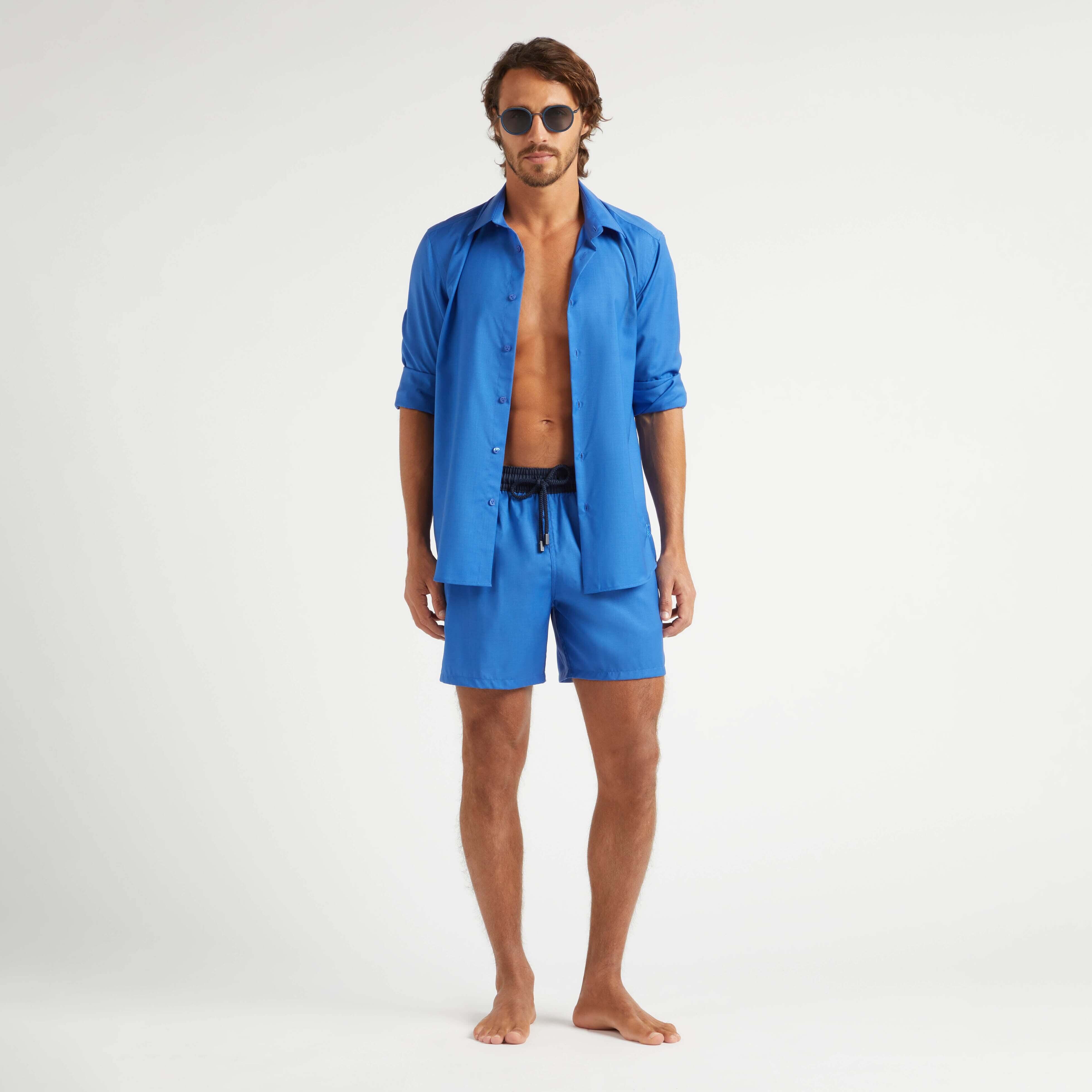 Men Merinos Wool Swim Trunks Bicolore - 5
