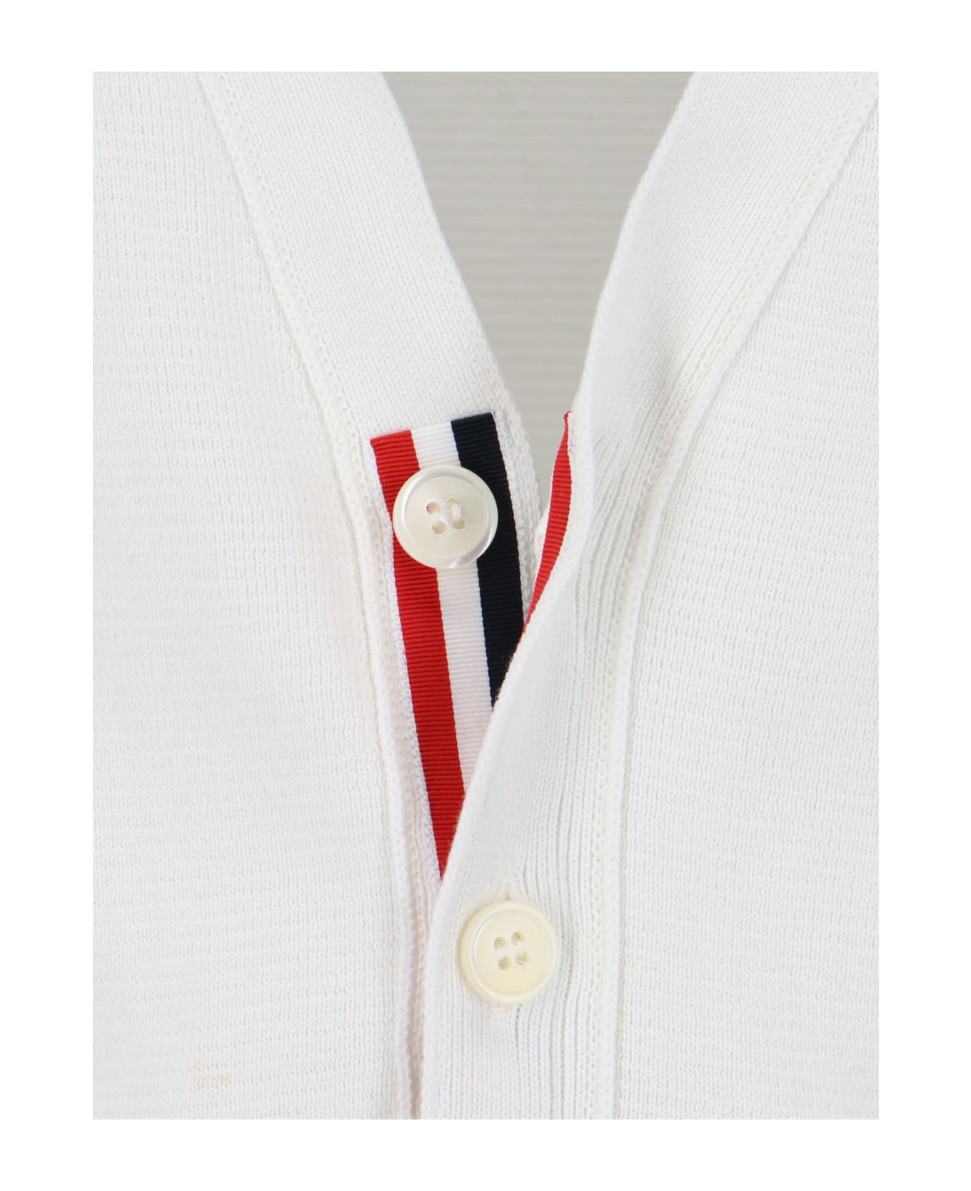 Tricolor Detail Cardigan - 4