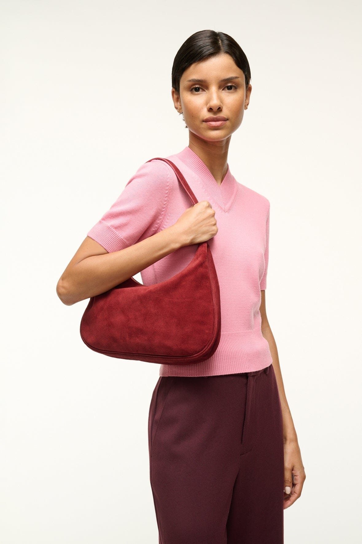 STAUD SYLVIE SHOULDER BAG PINOT - 2