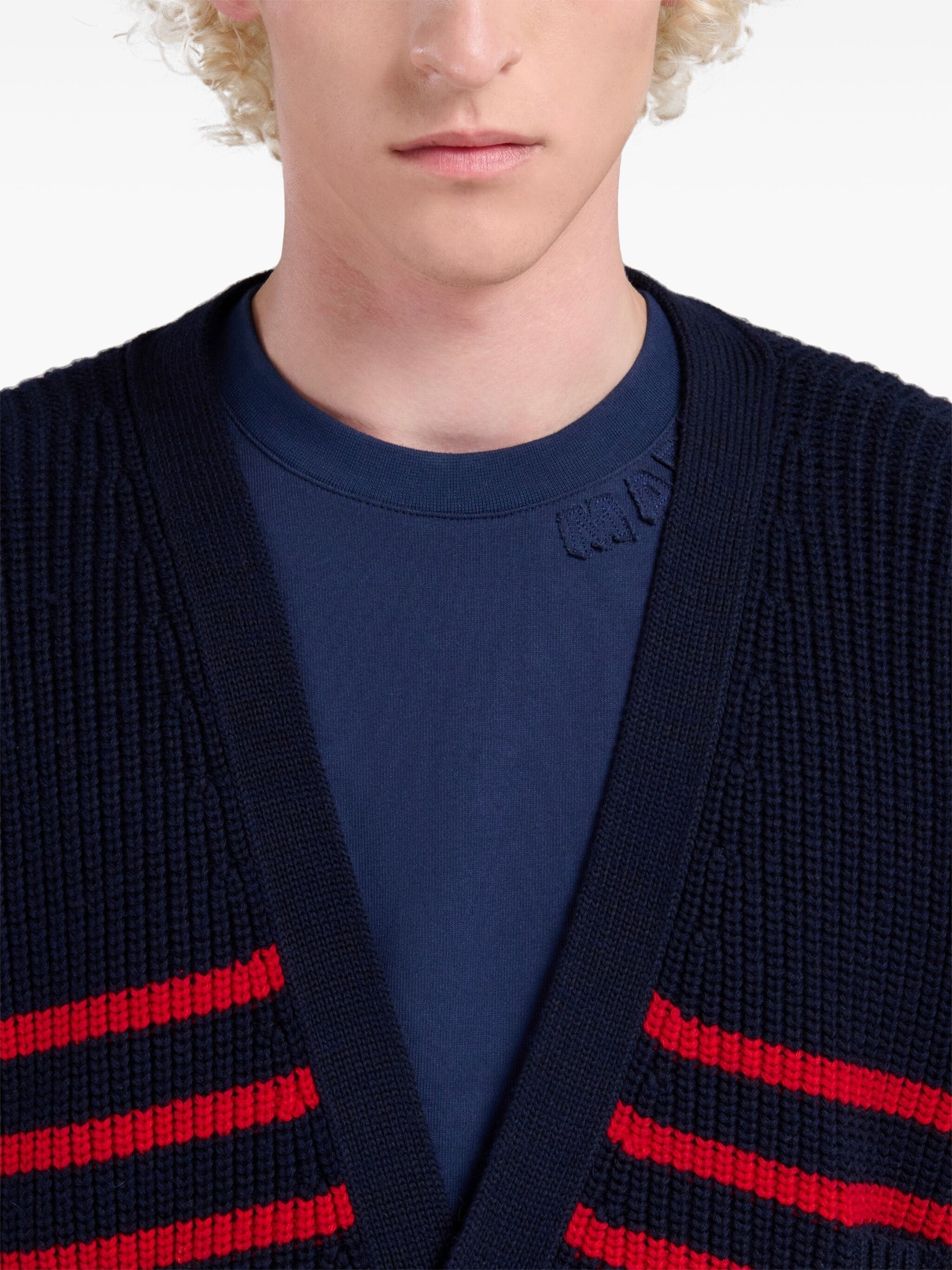 MARNI Men Striped Cardigan - 4