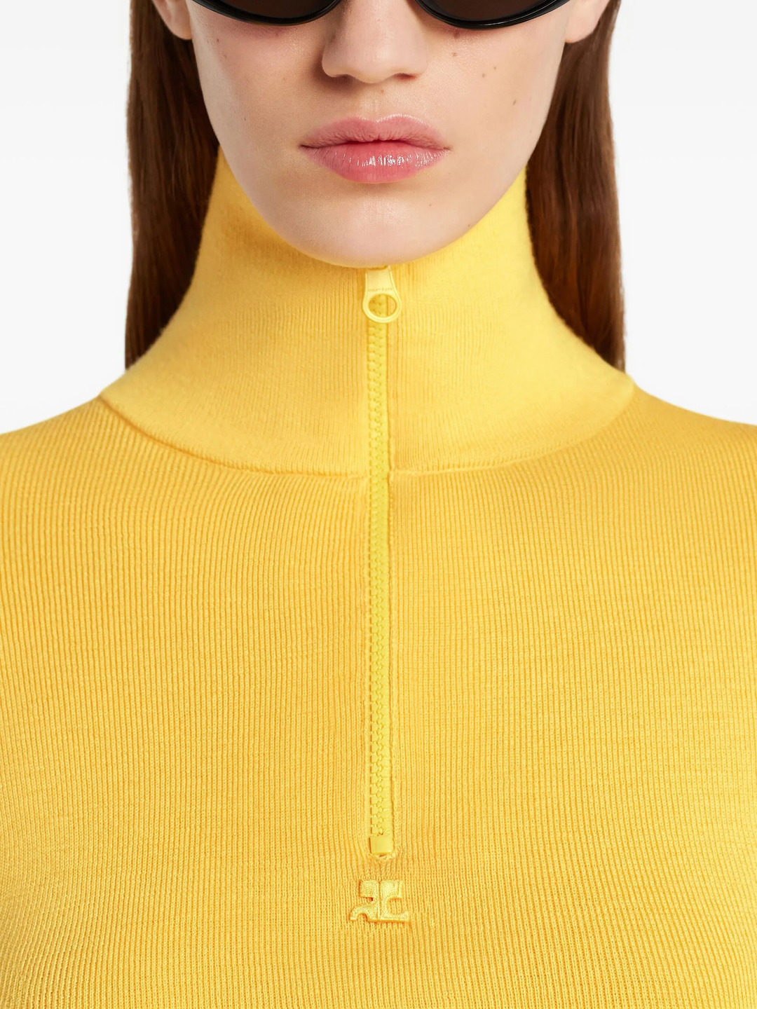Zipped Mockneck Sweater - 5
