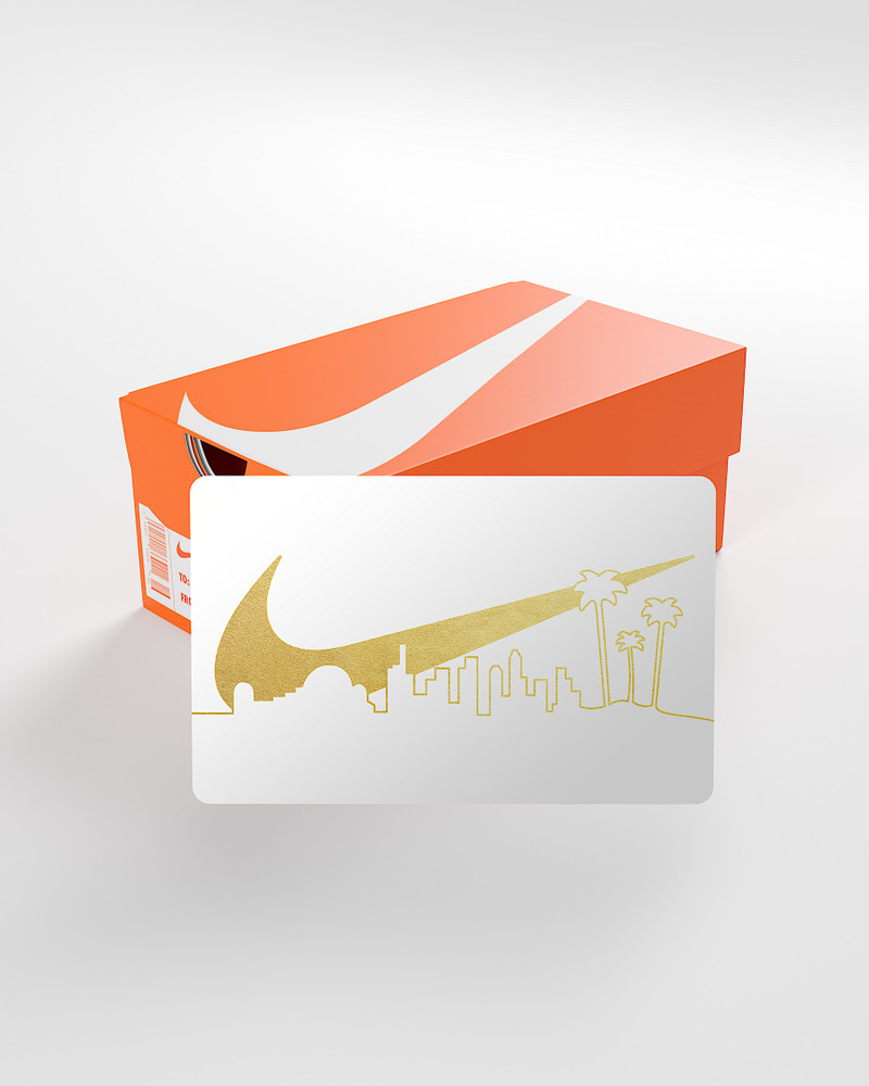 Nike Gift Card Mailed in a Mini Nike Shoebox 3