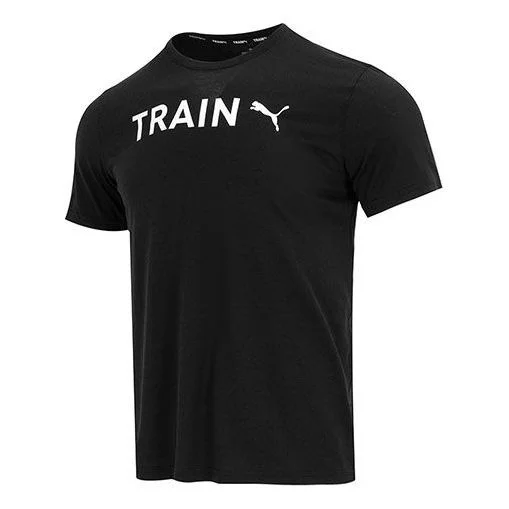 PUMA Graphic Train T-Shirt 'Black' 523722-01 - 1
