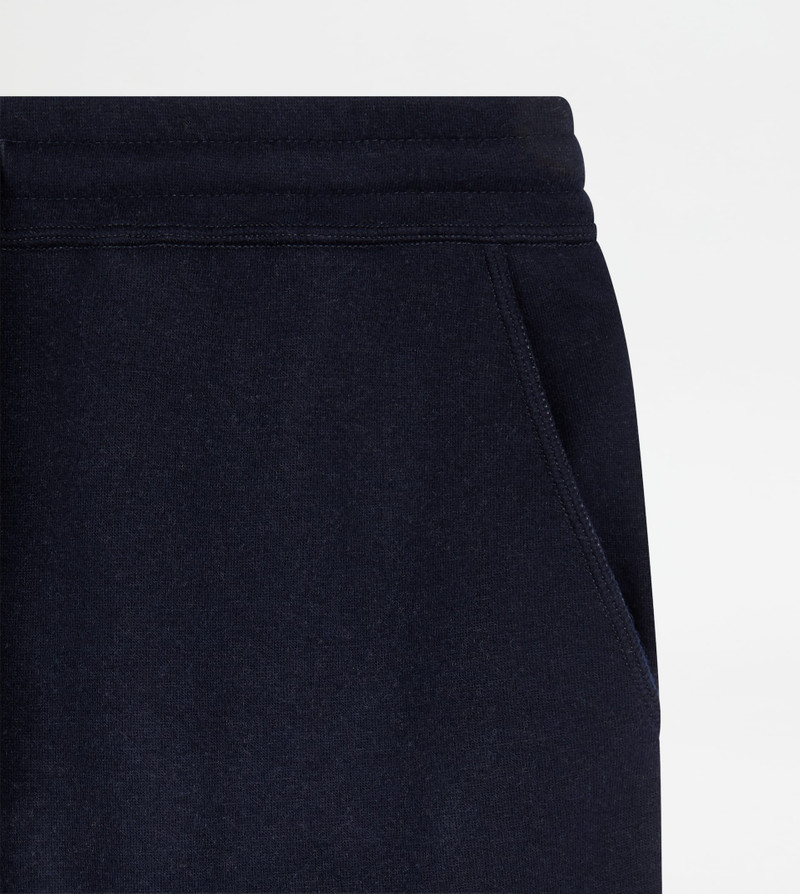 JOGGING PANTS IN CASHMERE BLEND JERSEY - BLUE 3