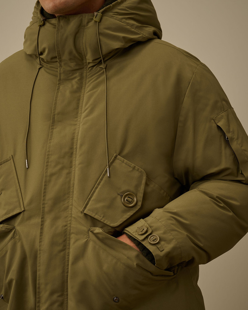 Micro-M (R) Long Hooded Down Jacket 5