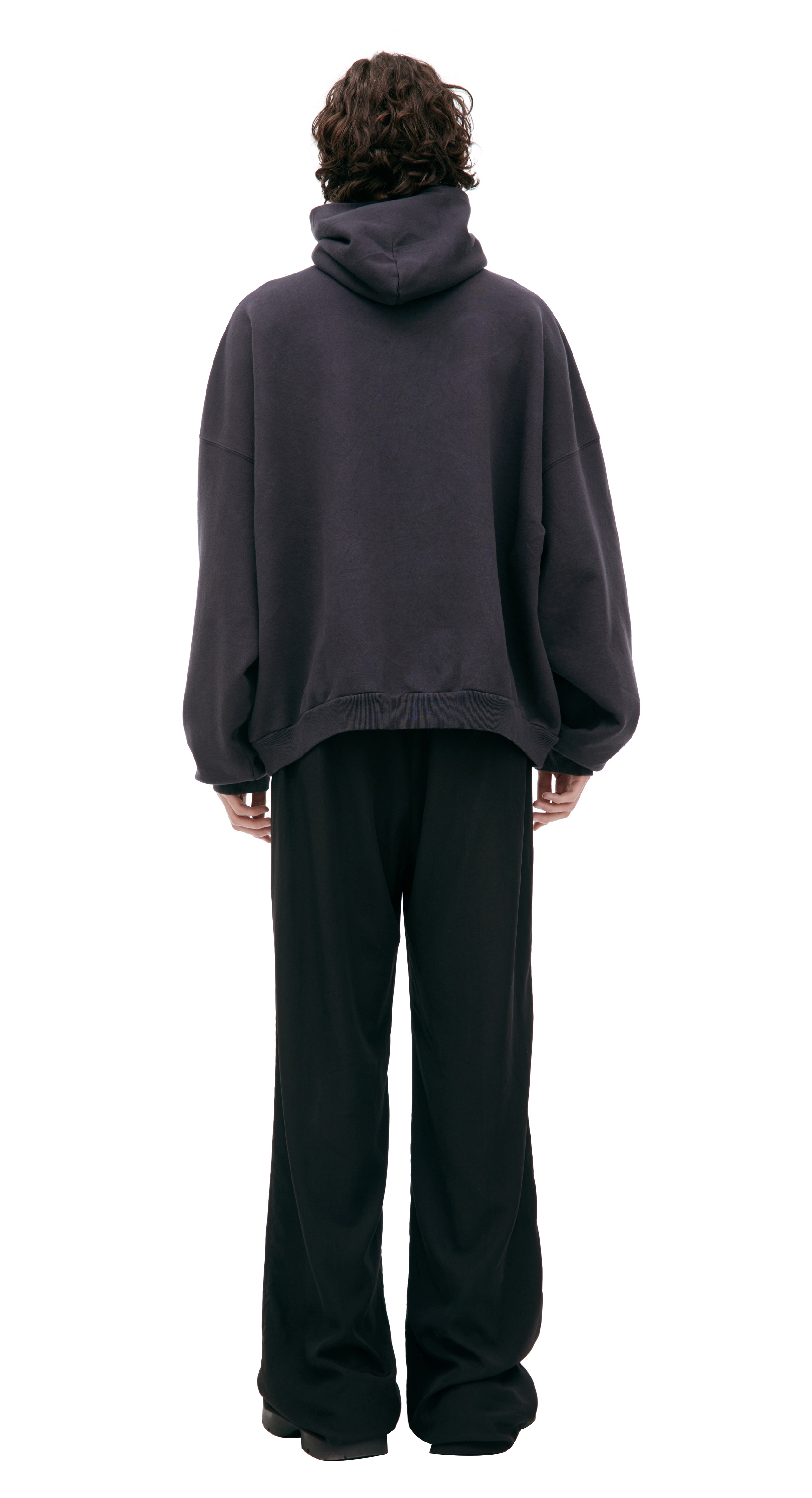 BLACK 'KEEP CALM' HOODIE - 3