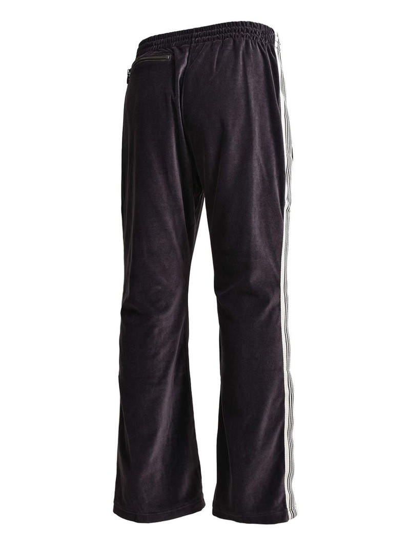 NEEDLES side-stripe velour track pants outlook