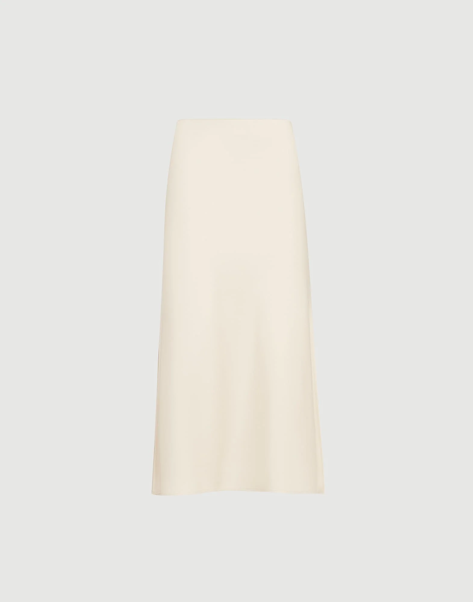 Satin cady fluid pencil skirt - 1