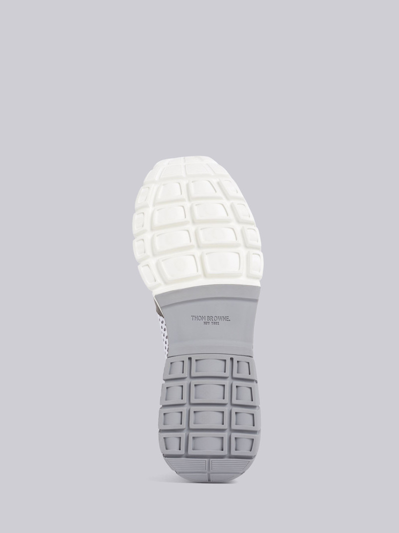 Medium Grey Mesh Raised Running Shoe 5