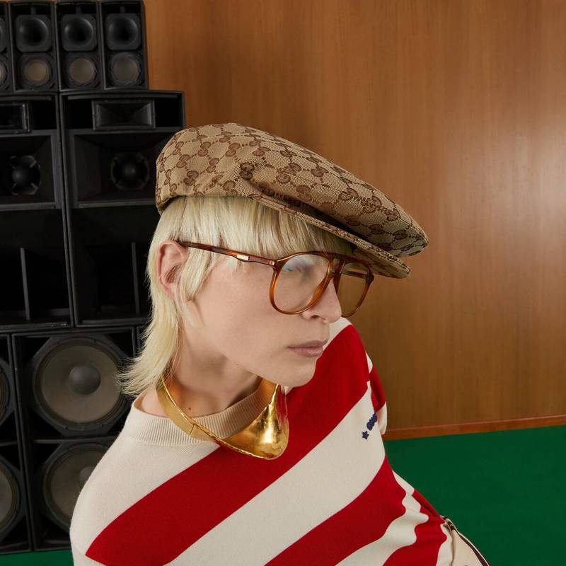 GUCCI Original GG canvas flat cap | REVERSIBLE display picture 1