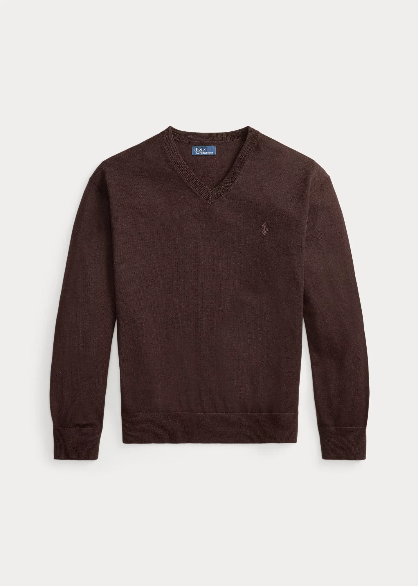 Wool V-Neck Sweater - 1