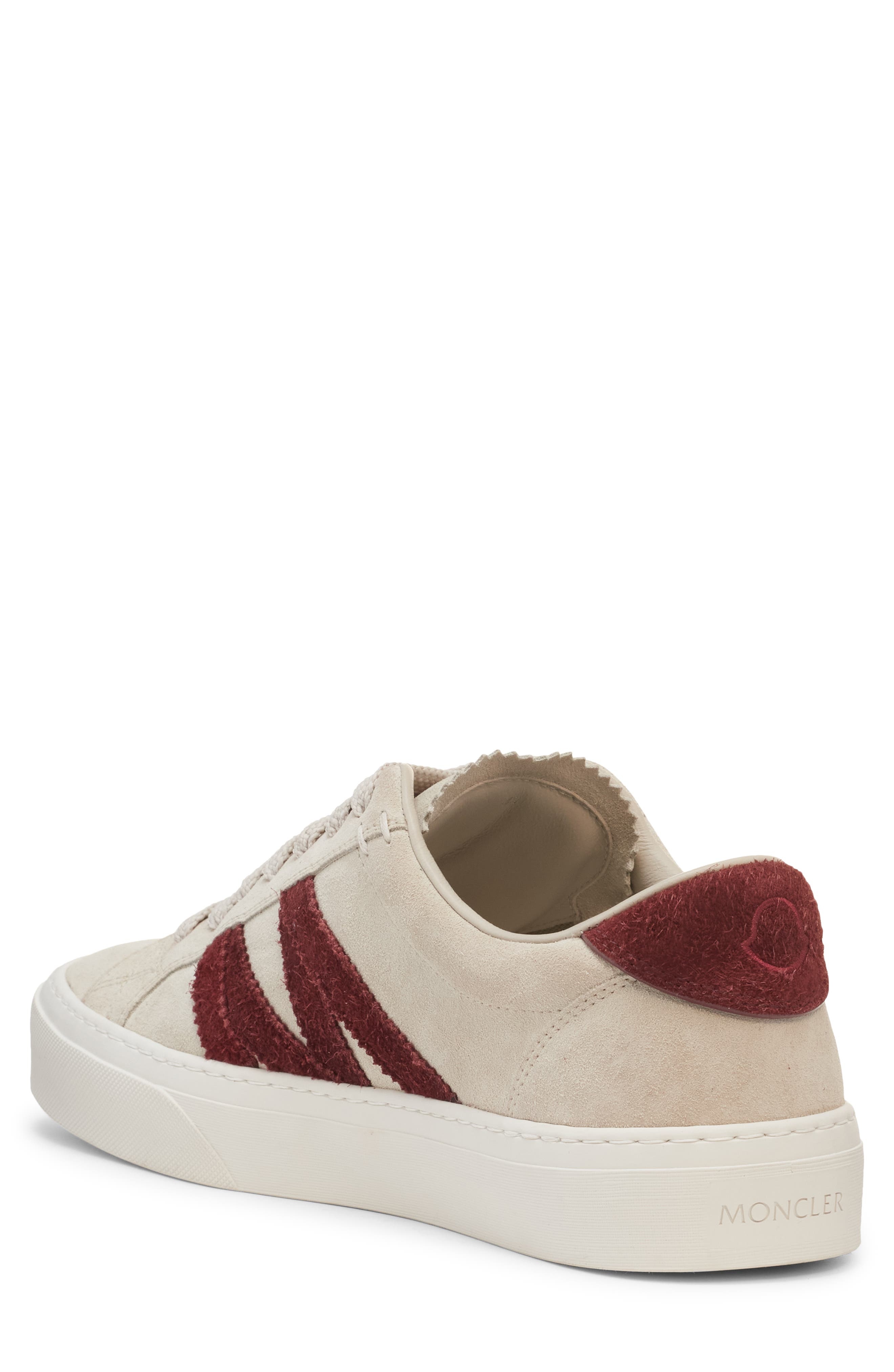 Moncler Monaco 2 Low Top Sneaker in Oatmeal at Nordstrom - 2