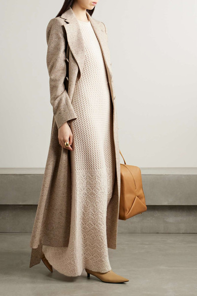 Loro Piana Engadin pointelle-knit cashmere maxi dress outlook