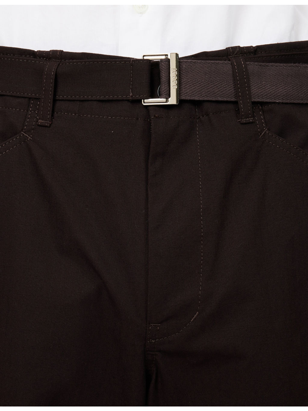 Straight-Leg Belted Wool And Cupro Suiting Trousers - 5