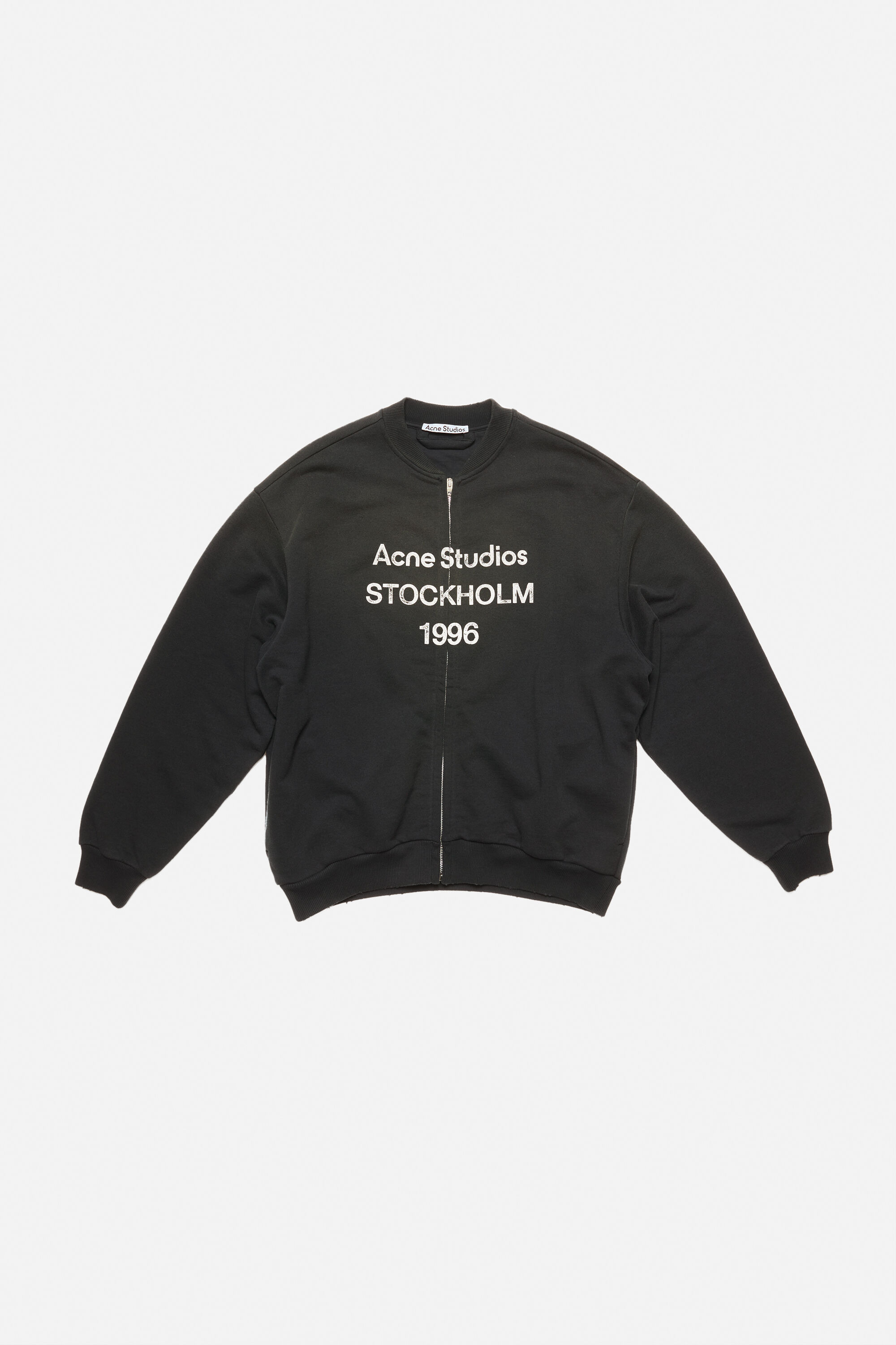 Zip sweater logo - Black - 6