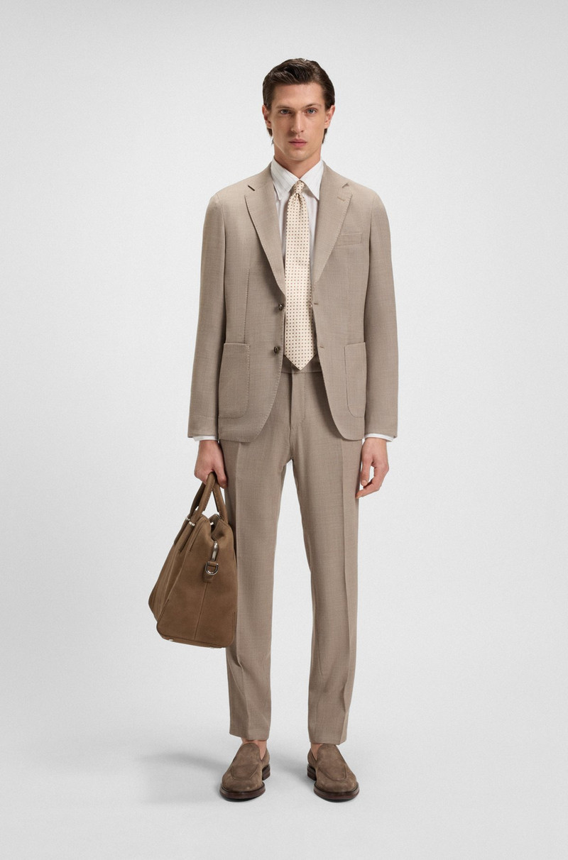 BOSS GRAINED LEATHER HOLDALL WITH LOGO KEYHOLDER outlook