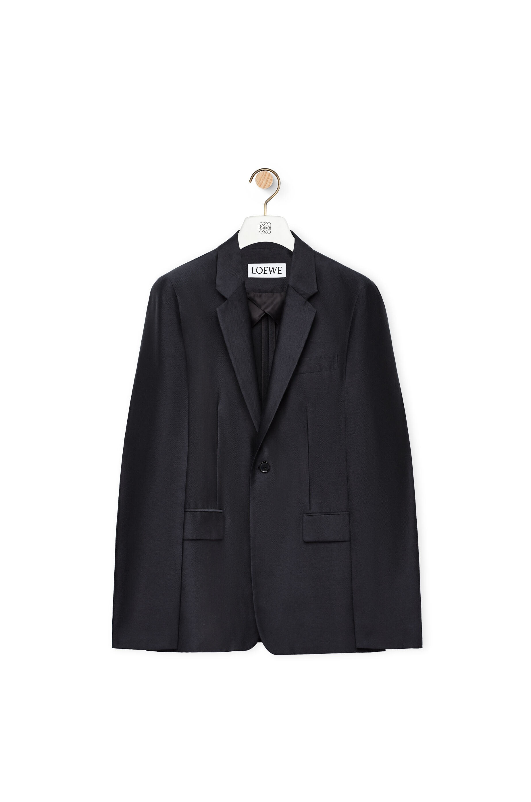 Tailored jacket in silk - 1