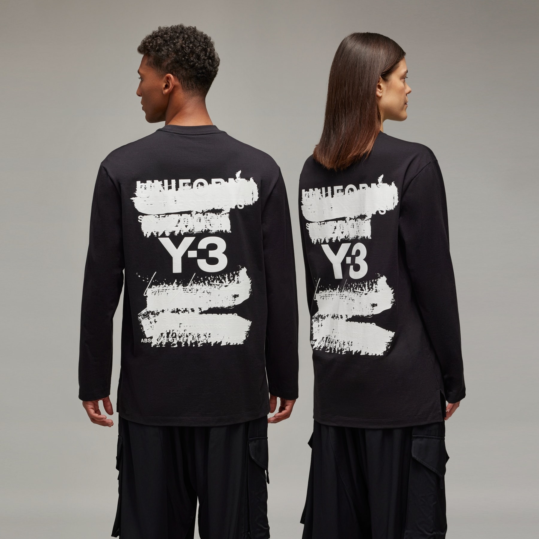 Y-3 Graphic Long Sleeve Tee - 4