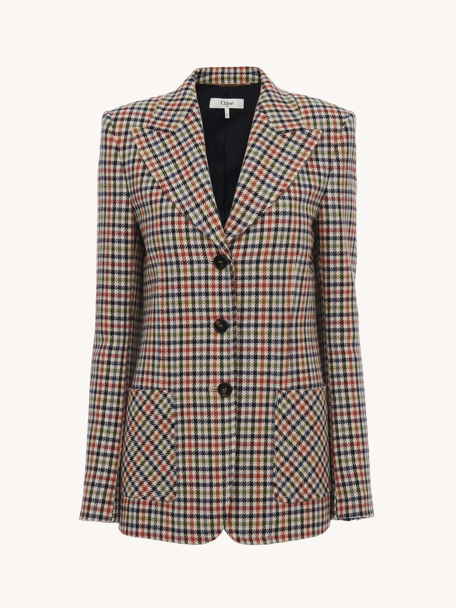 ジャケット Chloe Checked wool tailored jacket Chloé Tailored Jacket In Check Wool | Chloé TJ
