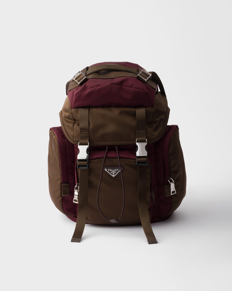 Re-Nylon and Saffiano leather backpack 1