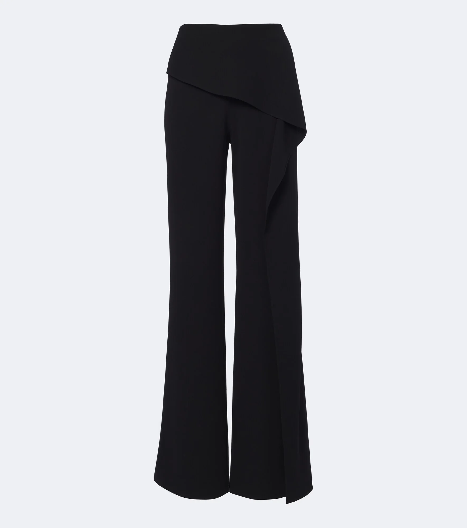 Draped wide-leg pants - 1