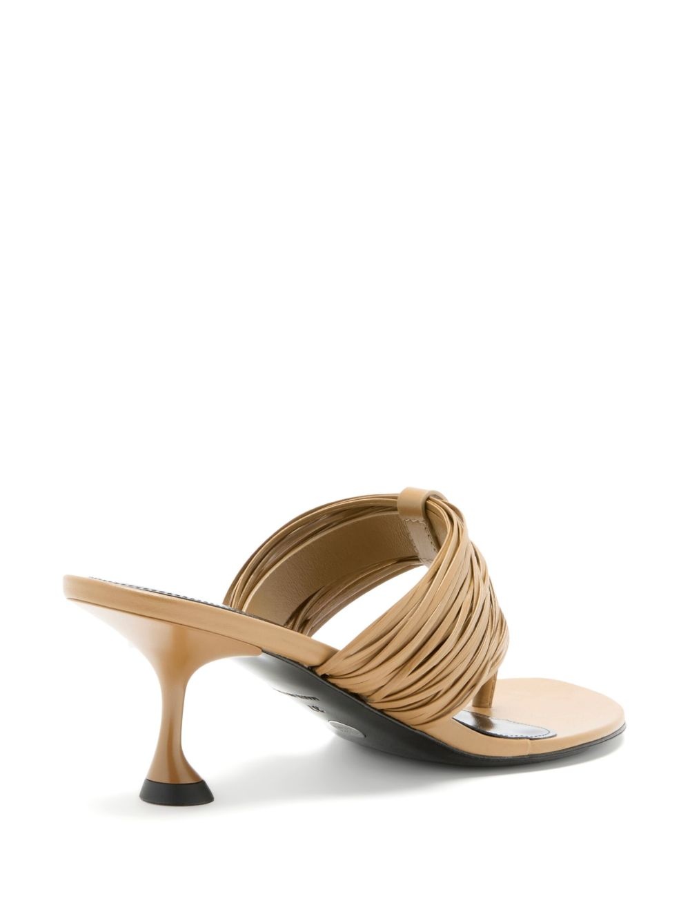 ruched-upper heeled sandals - 3