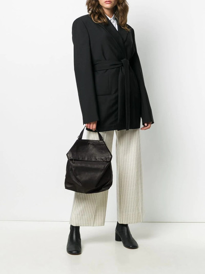 Yohji Yamamoto leather slouch tote bag outlook