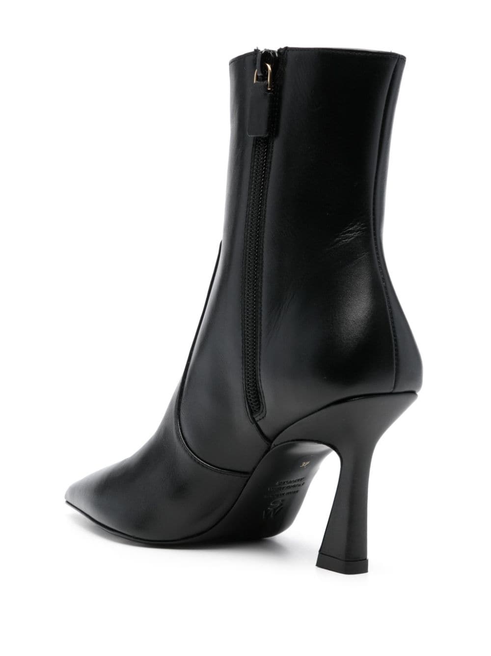 90mm leather ankle boots - 3