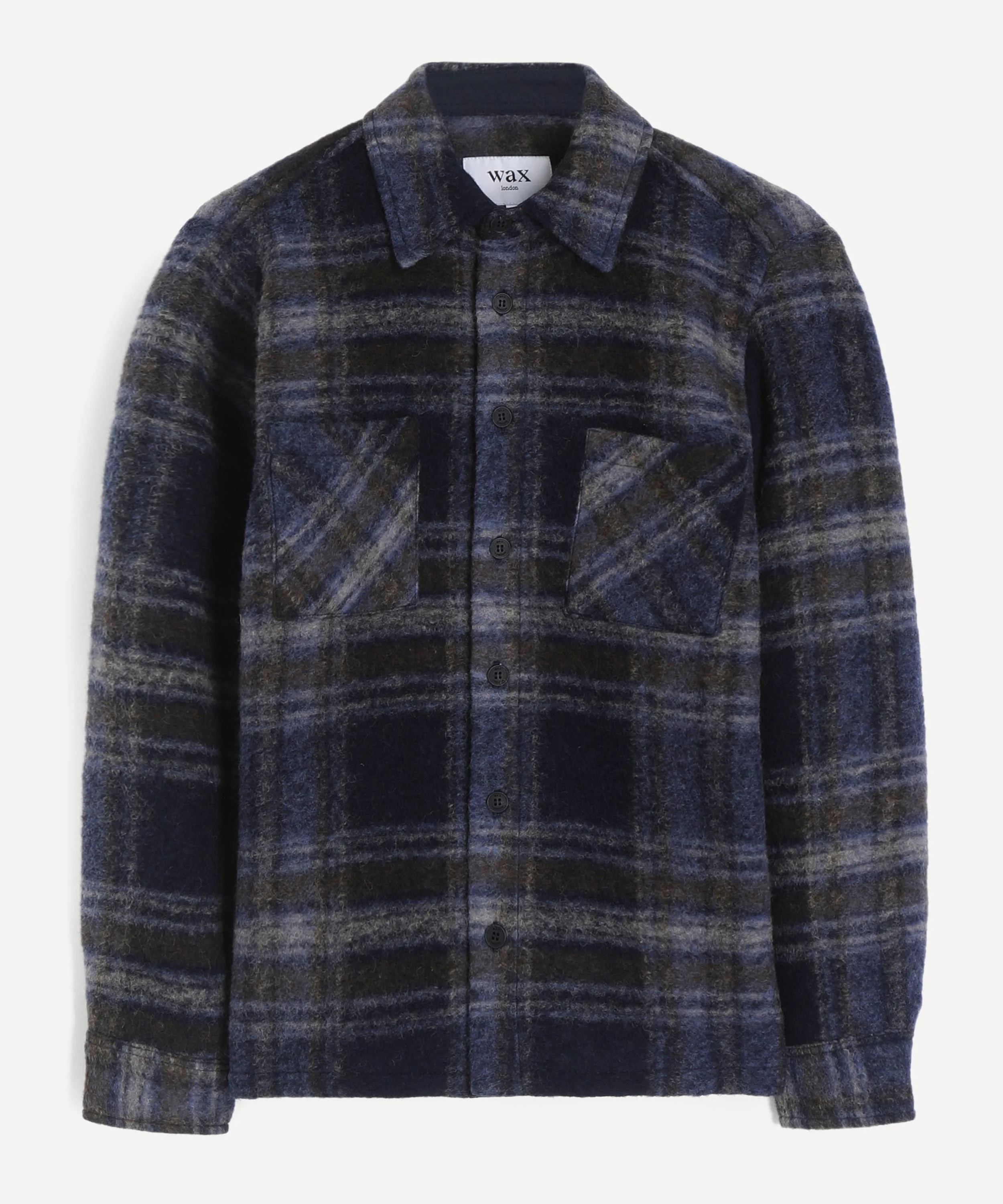 Whiting Check Wool-Blend Shirt - 1