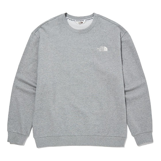 THE NORTH FACE Logo Cotton Basic Sweater 'Grey' NM5MM03J - 1