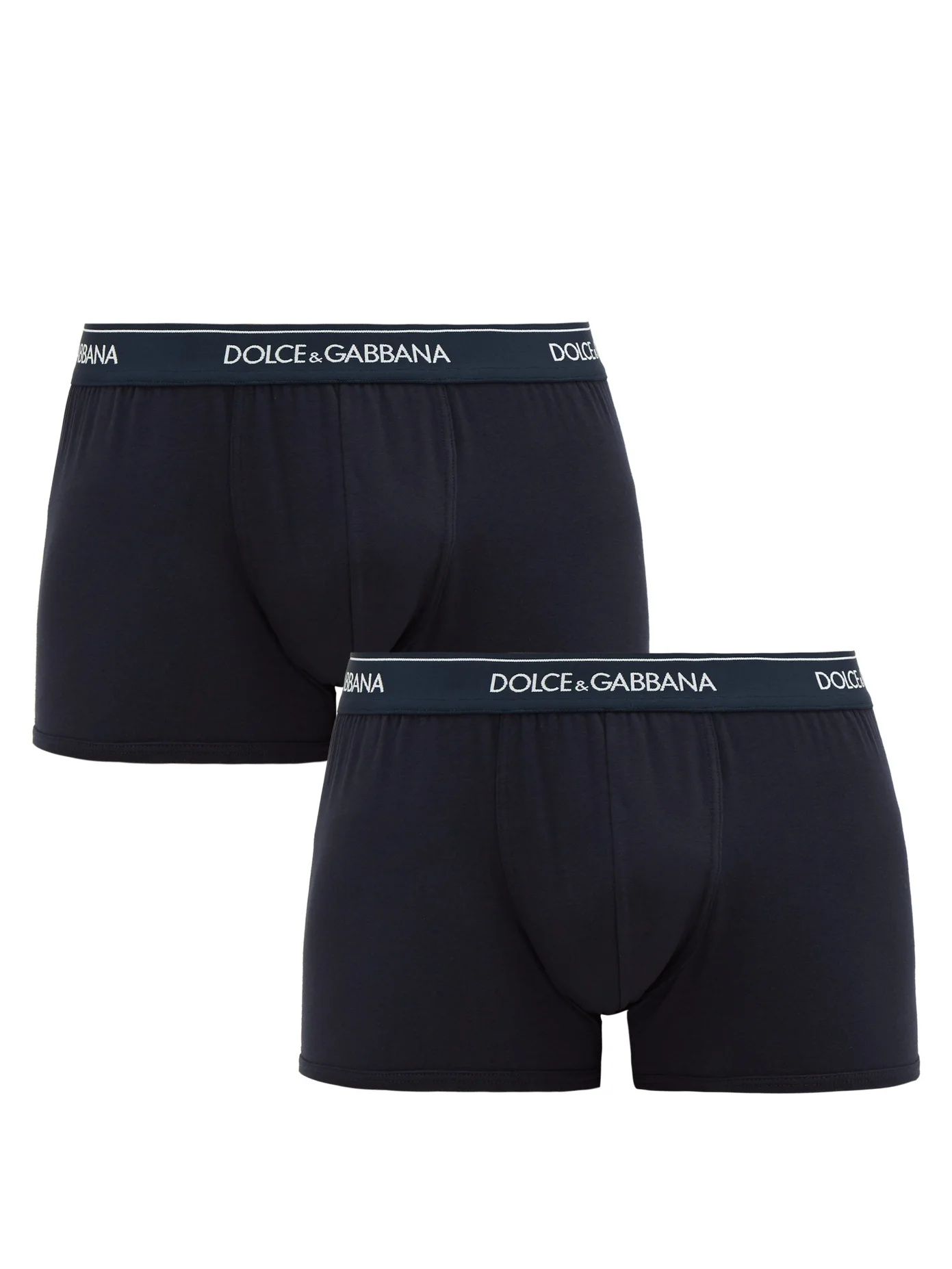 Pack of two logo cotton-blend boxer briefs - 1