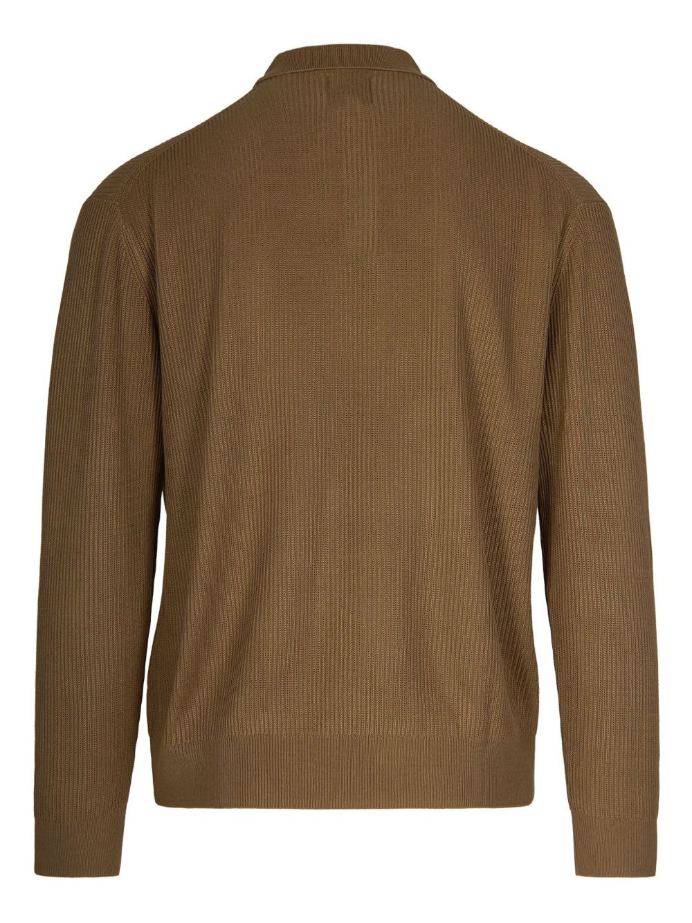 ribbed polo shirt - 2