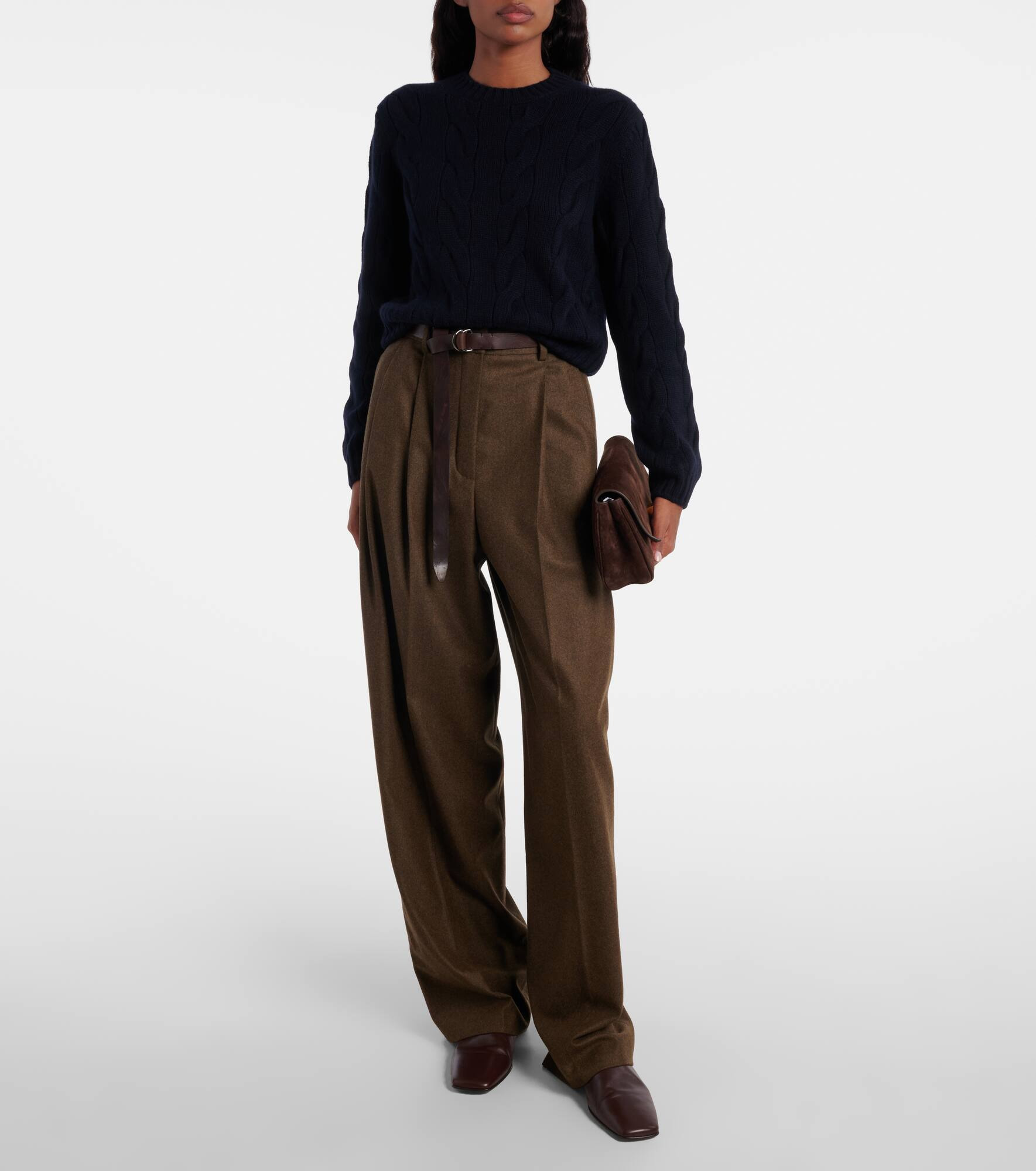 Napier cable-knit cashmere sweater - 2