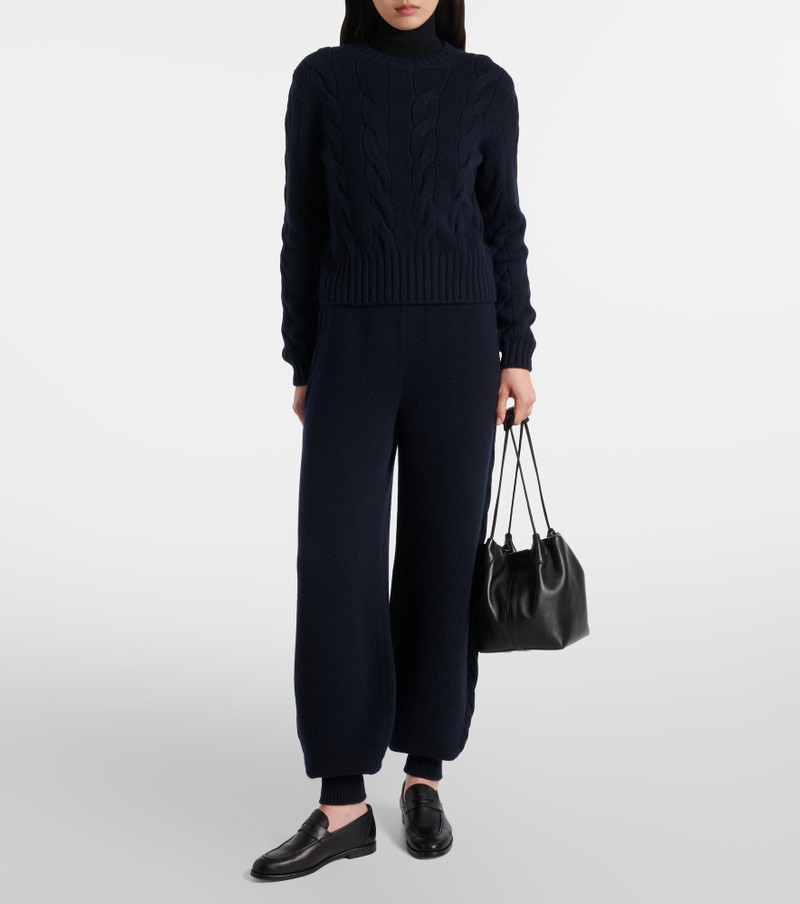Loro Piana Napier cable-knit cashmere sweater outlook